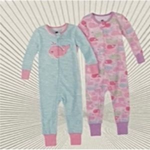 Kids headquarters infant girls sleeper's 2pack